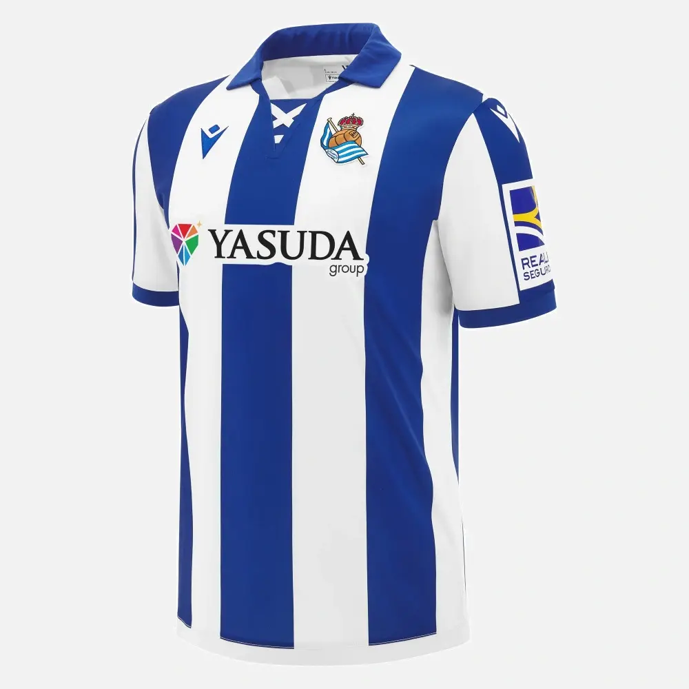 Real Sociedad Maglia Casa 2024/2025 – Blu e Bianco